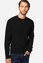 Carica l'immagine nel visualizzatore di Gallery, Pure Crew Neck Merino-Cashmere Sweater

