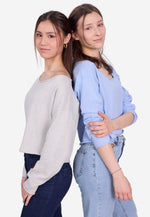 Carica l'immagine nel visualizzatore di Gallery, Cotton Cashmere Loungewear Top
