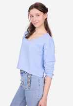 Carica l'immagine nel visualizzatore di Gallery, Cotton Cashmere Loungewear Top
