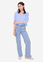 Carica l'immagine nel visualizzatore di Gallery, Cotton Cashmere Loungewear Top
