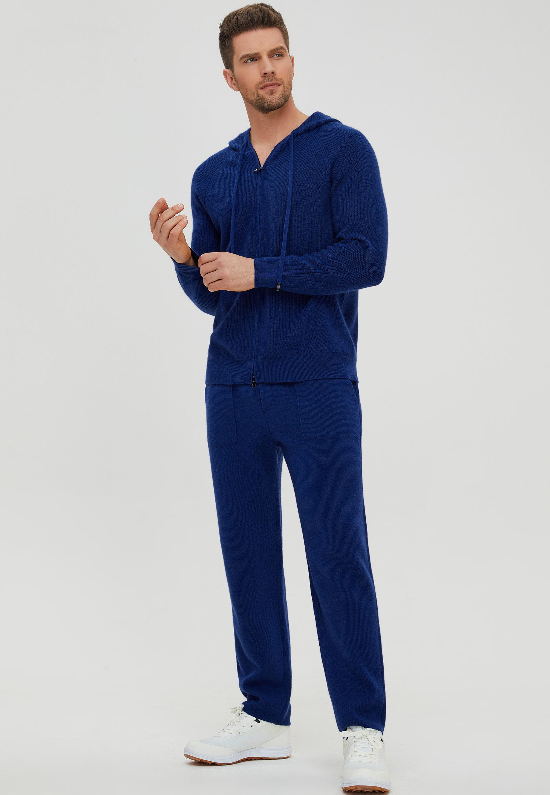 Ribbed Cashmere Jogger