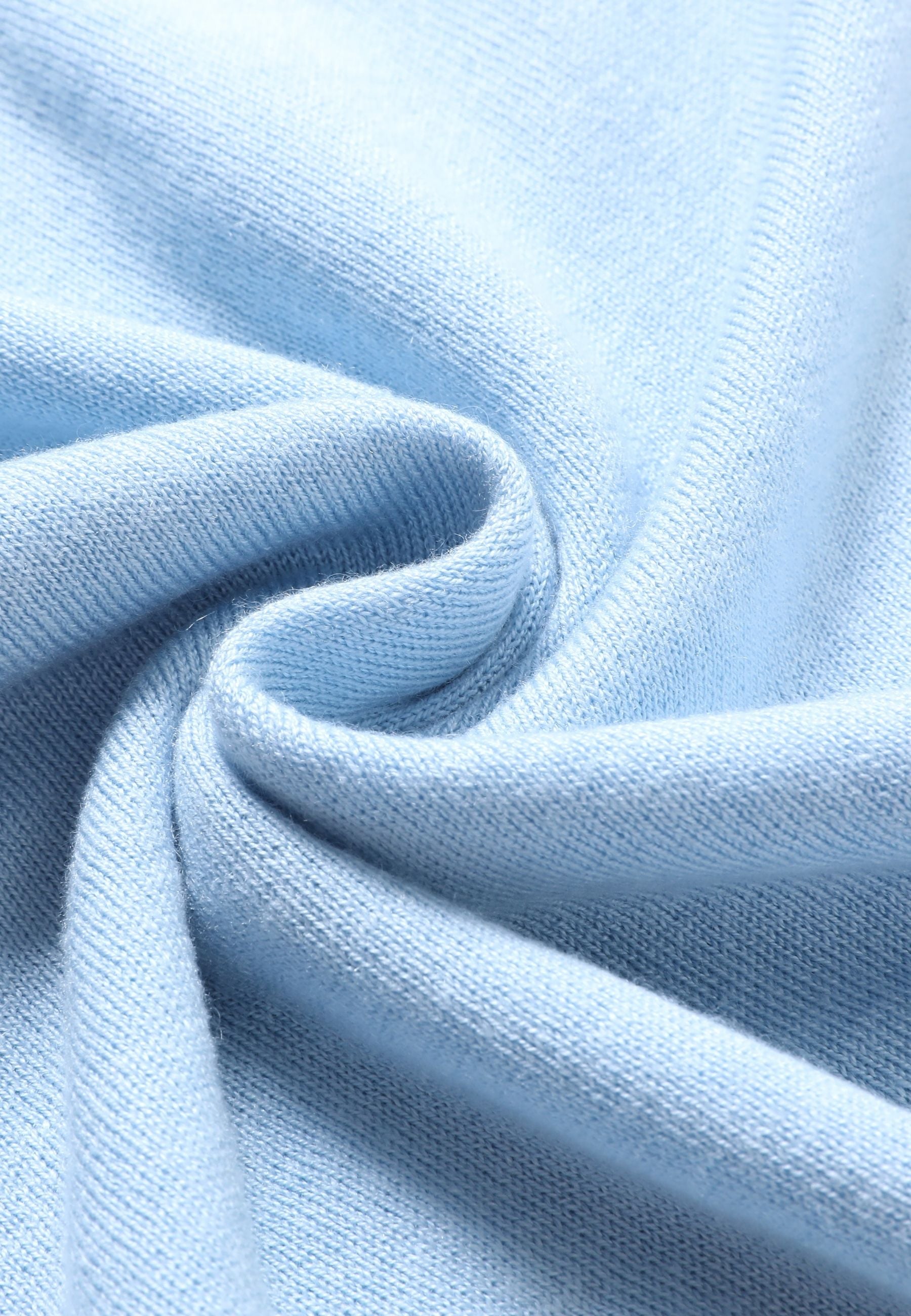 Silk Cashmere V-Neck T-Shirt