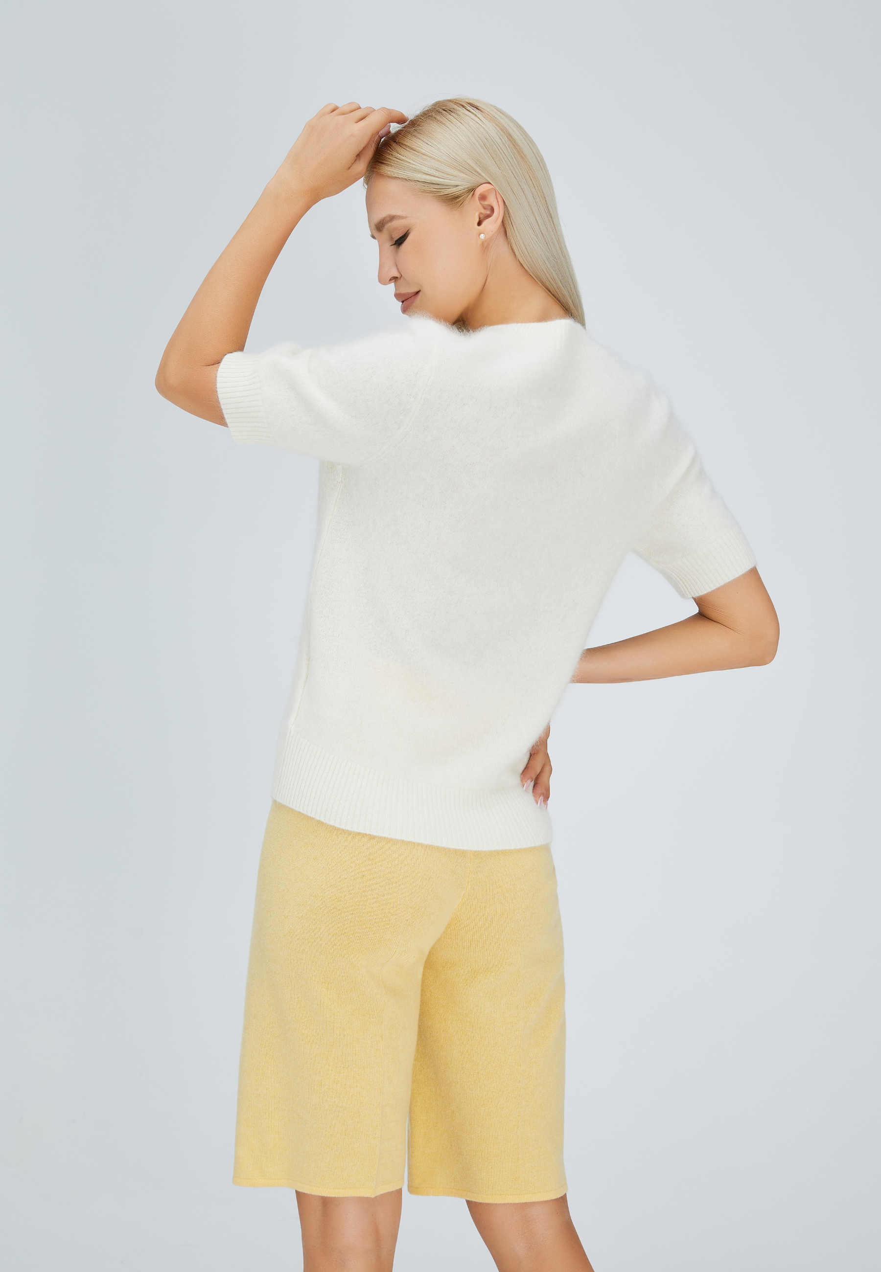 Multipurpose Brushed Cashmere Short Pants