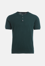 Lade das Bild in den Galerie-Viewer, Cotton Cashmere Slim Fit Henley Shirt
