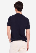 将图片加载到图库查看器，Cotton Cashmere Slim Fit Henley Shirt

