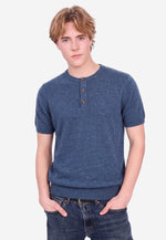 Carica l'immagine nel visualizzatore di Gallery, Cotton Cashmere Slim Fit Henley Shirt
