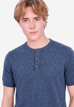 Carica l'immagine nel visualizzatore di Gallery, Cotton Cashmere Slim Fit Henley Shirt

