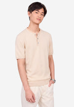 Carica l'immagine nel visualizzatore di Gallery, Cotton Cashmere Slim Fit Henley Shirt
