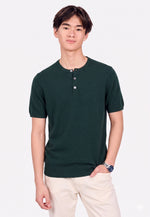 Carica l'immagine nel visualizzatore di Gallery, Cotton Cashmere Slim Fit Henley Shirt
