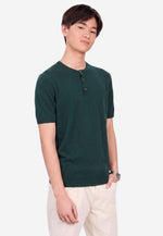 Carica l'immagine nel visualizzatore di Gallery, Cotton Cashmere Slim Fit Henley Shirt
