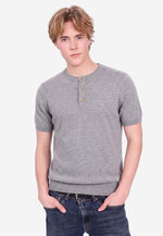 Carica l'immagine nel visualizzatore di Gallery, Cotton Cashmere Slim Fit Henley Shirt

