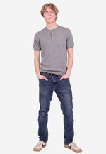 Carica l'immagine nel visualizzatore di Gallery, Cotton Cashmere Slim Fit Henley Shirt
