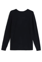 Load image into Gallery viewer, Solid V-Neck Merino-Cashmere Sweater
