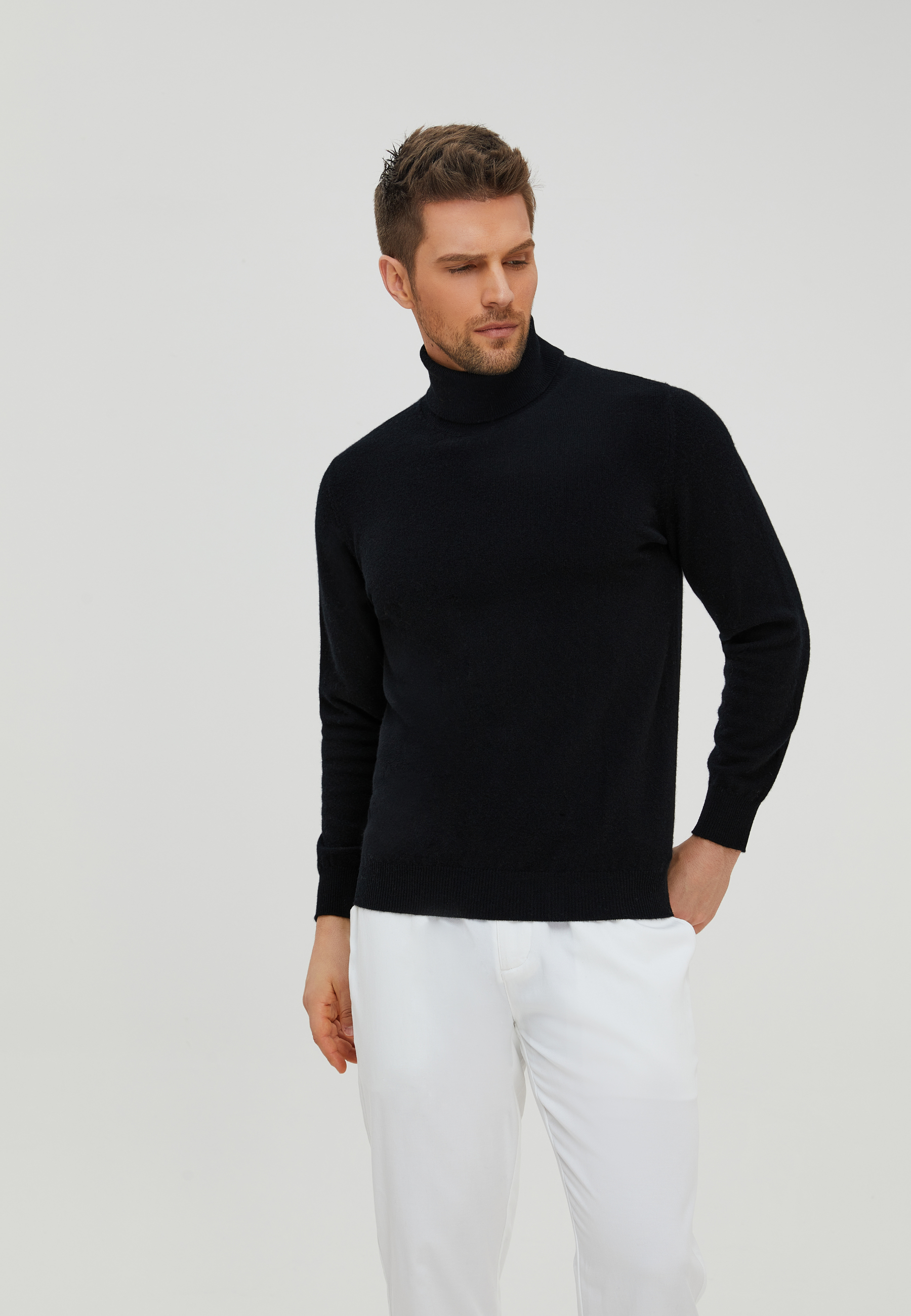 Lofty Turtleneck Merino Sweater