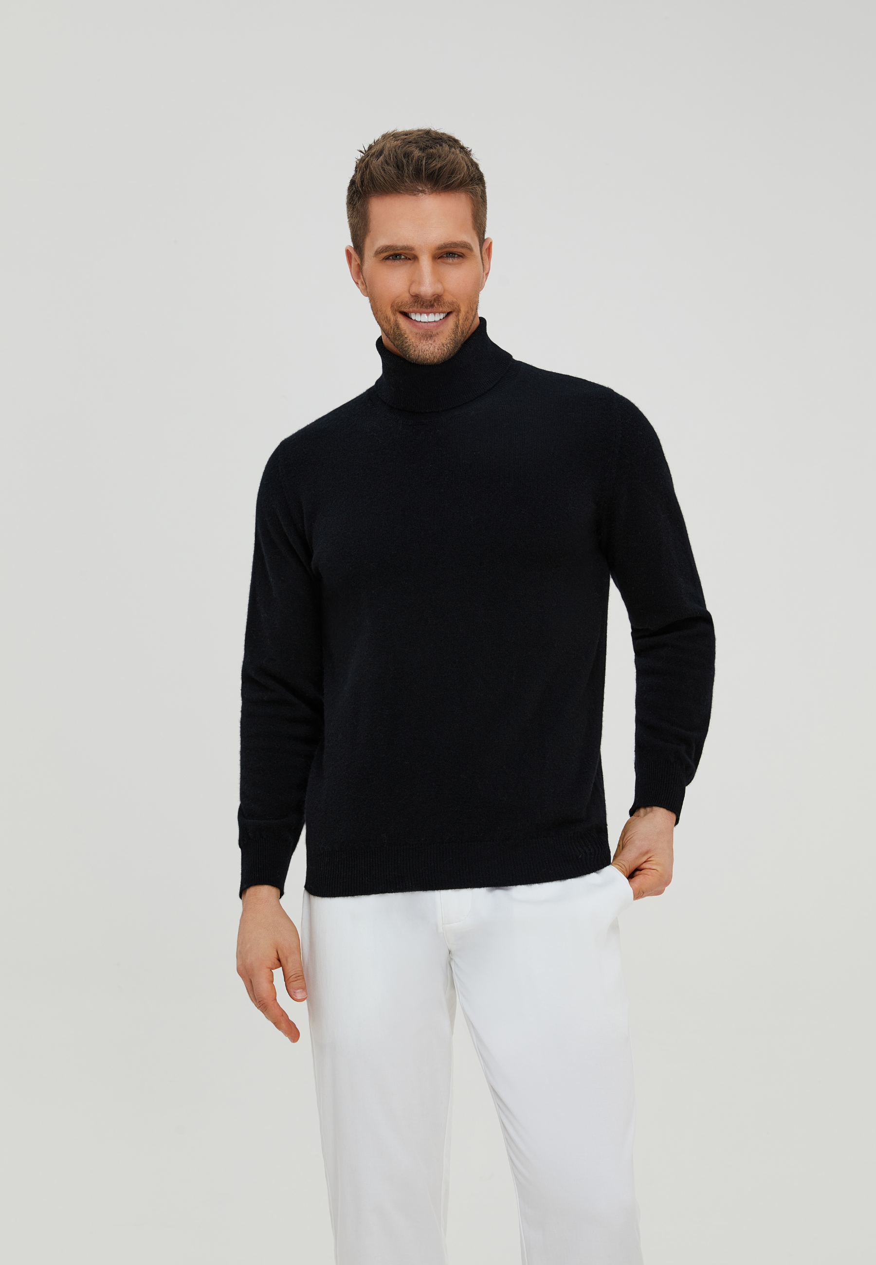 Lofty Turtleneck Merino Sweater