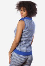 Load image into Gallery viewer, Tencel Tweed Polo Vest

