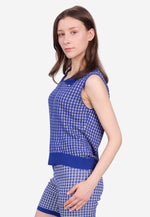 Load image into Gallery viewer, Tencel Tweed Polo Vest
