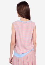 Load image into Gallery viewer, Tencel Tweed Polo Vest
