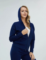 Load image into Gallery viewer, Sporty Cotton Cashmere Hoodie
