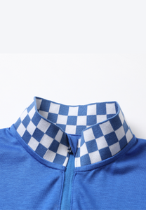 Checker Full-Zipper Long sleeves Top532777964454130