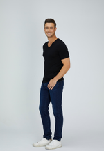 Lade das Bild in den Galerie-Viewer, V-Neck Cotton Cashmere T-Shirt
