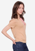 Cargar imagen en el visor de la galería, Women’s Chic Two-Tone Tencel Polo
