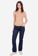 Cargar imagen en el visor de la galería, Women’s Chic Two-Tone Tencel Polo
