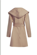 Lade das Bild in den Galerie-Viewer, Women&#39;s Wool Hooded Coat

