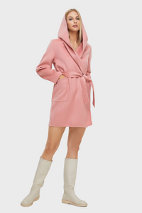 Women's Wool Hooded Coat535772324282610