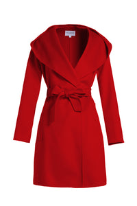 Women's Wool Hooded Coat1333437816094962