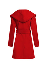 Lade das Bild in den Galerie-Viewer, Women&#39;s Wool Hooded Coat
