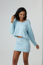 Load image into Gallery viewer, Women’s Cotton Cashmere Mini Skirt
