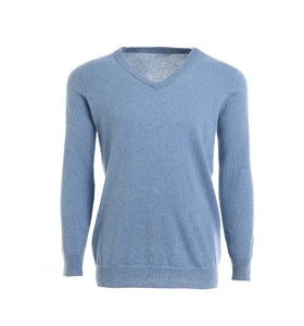 Solid V-Neck Cashmere Sweater212996351262888