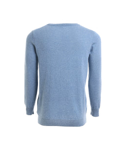 Solid V-Neck Cashmere Sweater1312996351295656