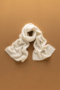 Solid Cable-Knit Cashmere Scarf324862091411698