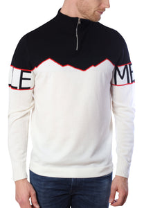 Half-Zipped Cashmere Blend Sweater631606378135794