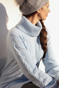 Cashmere Turtleneck Mini-Sweater3228859794751730