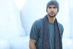 Load image into Gallery viewer, Marled Cashmere Beanie &amp; Scarf SET
