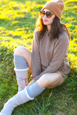 Load image into Gallery viewer, Over-The-Knee Cashmere Socks
