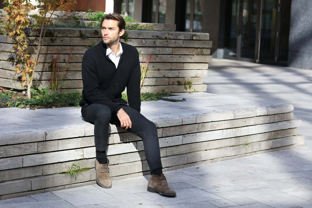 Merino Wool | Cardigan Jacket | Men Sweater | Bellemere New York