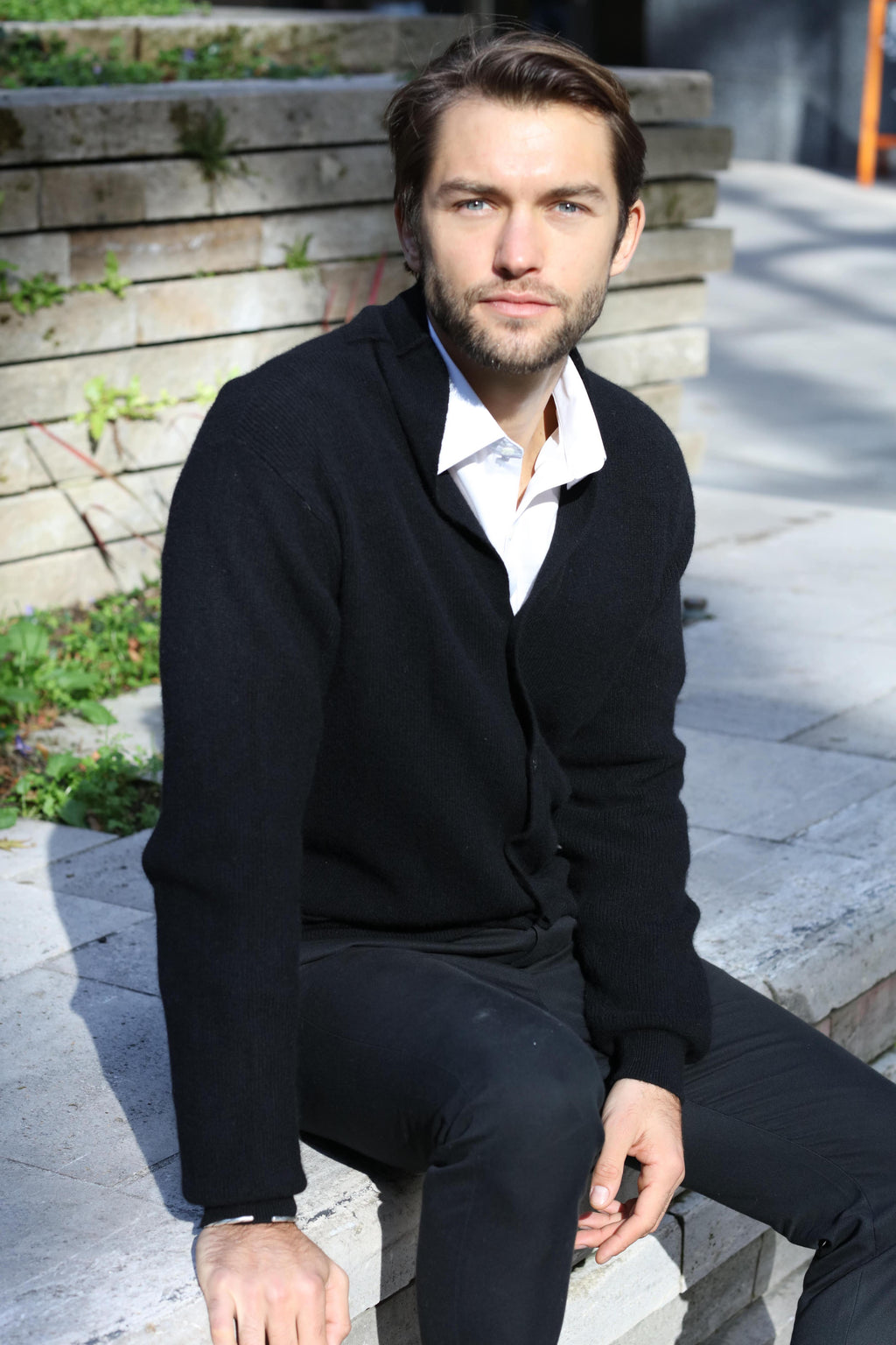 Merino Wool | Cardigan Jacket | Men Sweater | Bellemere New York