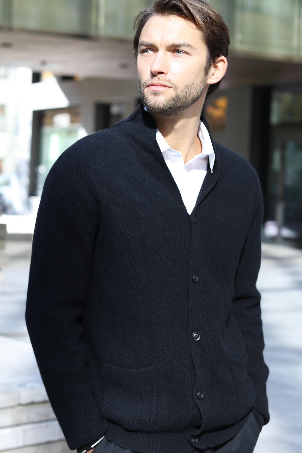 Merino Wool | Cardigan Jacket | Men Sweater | Bellemere New York