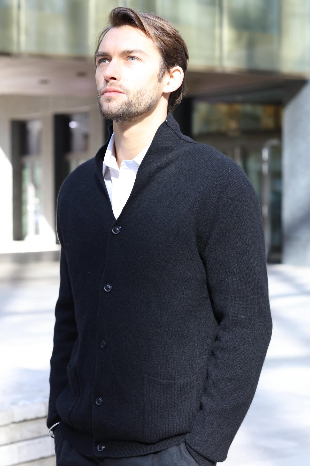 Merino Wool | Cardigan Jacket | Men Sweater | Bellemere New York