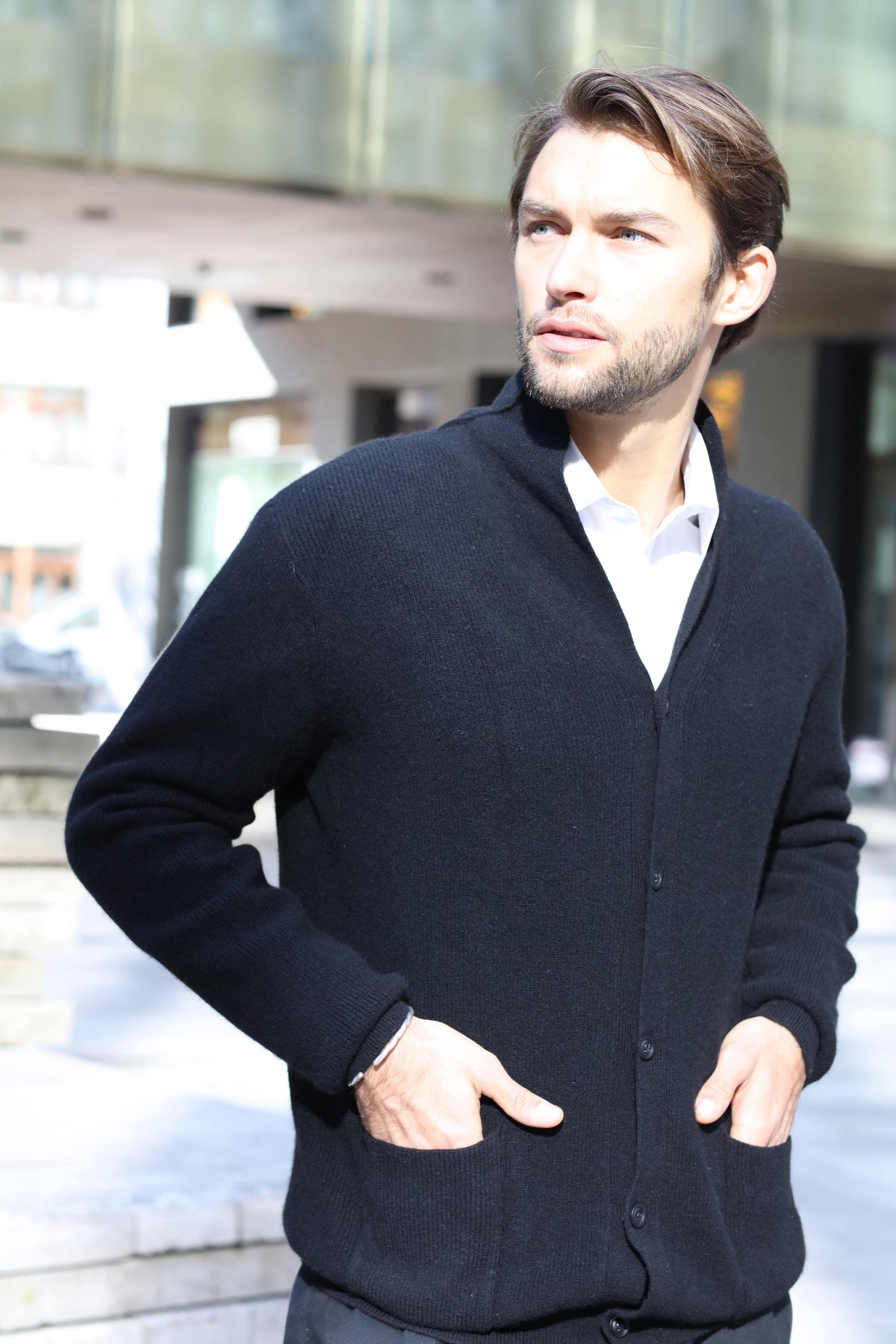 Merino Wool | Cardigan Jacket | Men Sweater | Bellemere New York
