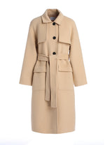 将图片加载到图库查看器，Lamb Wool | Women Wool Coat | Women Jacket Coat | Bellemere New York
