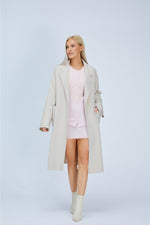 Charger l&#39;image dans la galerie, Merino Wool | Belted Coat | Women Coat | Merino Coat | Bellemere New York
