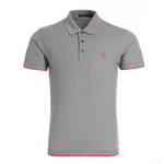 Load image into Gallery viewer, Men’s Polo With Contrasting Buttoned Collar
