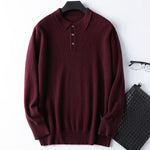 Load image into Gallery viewer, Cashmere Polo Sweater
