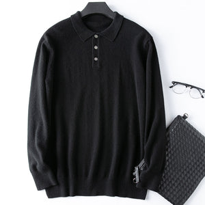 Cashmere Polo Sweater186502578061448