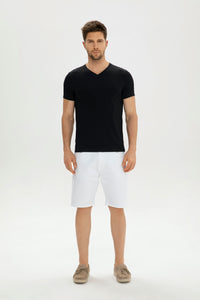 Grand V-Neck Mercerized Cotton T-Shirt420786819956904